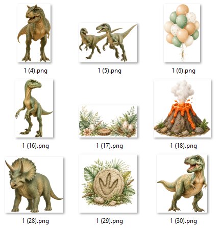 Arquivo digital Dinossauros Realistas