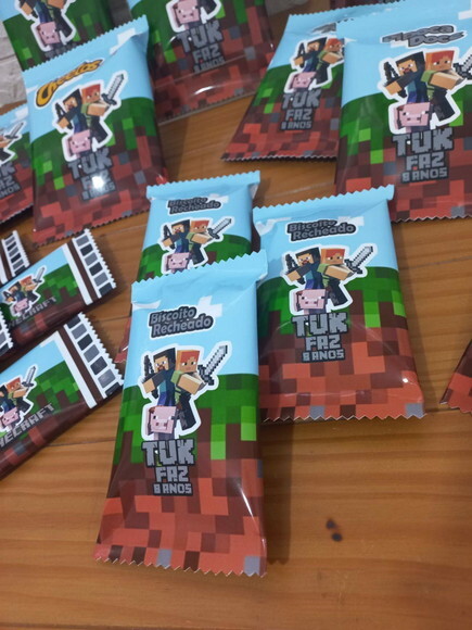 Biscoito Recheado Minecraft