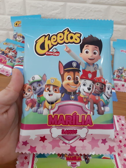 Cheetos Patrulha Canina Rosa