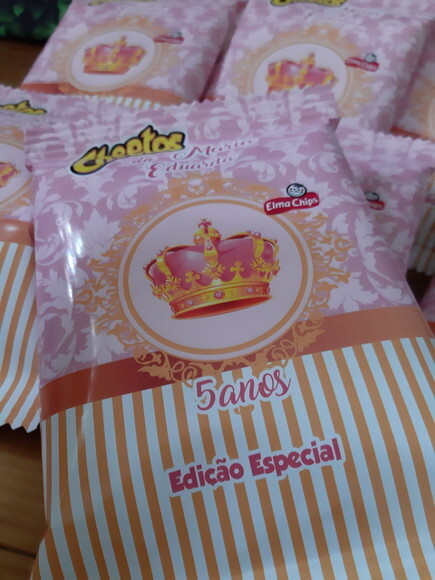 Cheetos Personalizados Princesa Realeza