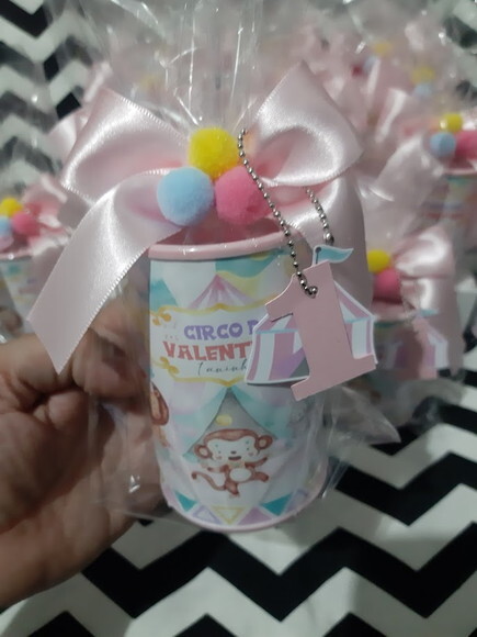 Cofrinho Circo Rosa