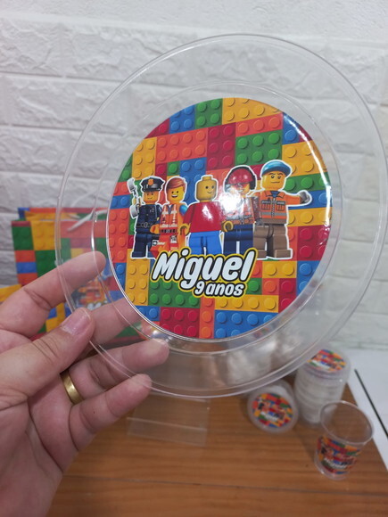 Combo Descartável Refeição Legos
