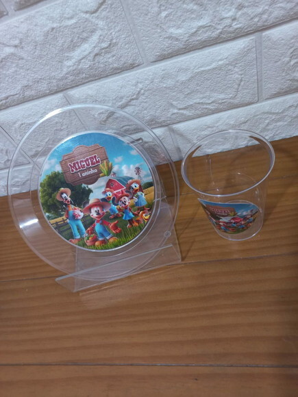 Combo Descartável Refeição Mickey Fazendinha