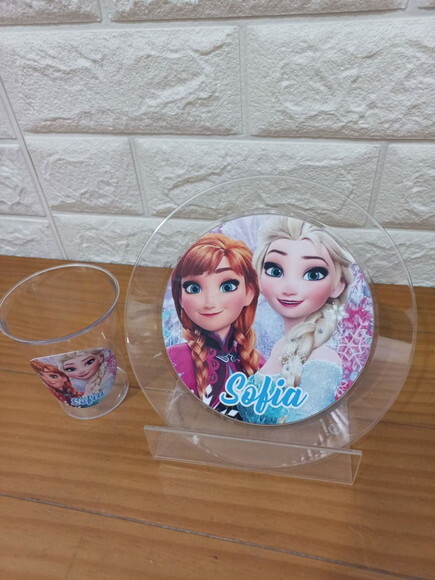Combo Descartável Sobremesa Frozen