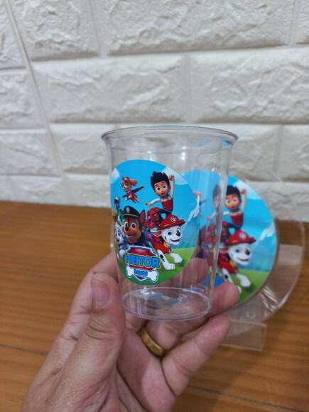Combo Descartável Sobremesa Patrulha Canina