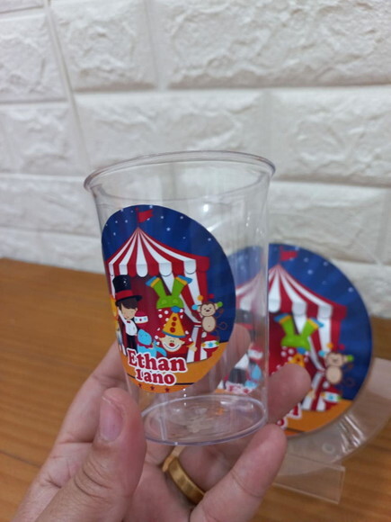 Copo Acrílico 200ml Circo