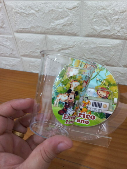 Copo Acrílico 200ml Mickey Safari