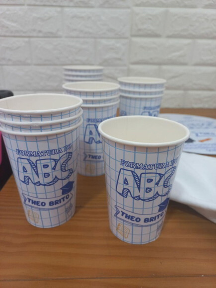 Copo de Papel Personalizado Abc - 200ml