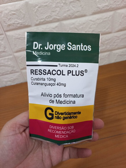 Embalagem Kit Ressaca Saco Zip 14x19cm