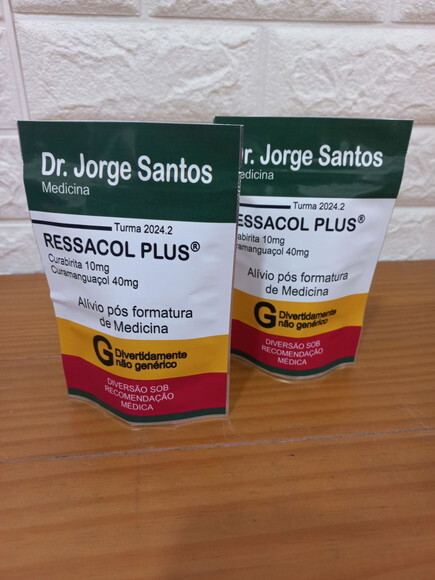 Embalagem Kit Ressaca Saco Zip 14x19cm