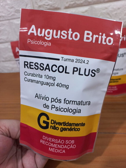 Embalagem Kit Ressaca Saco Zip 14x19cm
