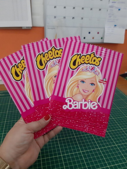 Embalagem Personalizada Cheetos Barbie