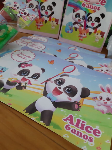 Jogo Americano Baby Bus Personalizado