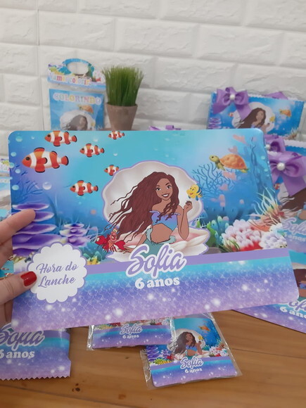 Jogo Americano Personalizado Sereia