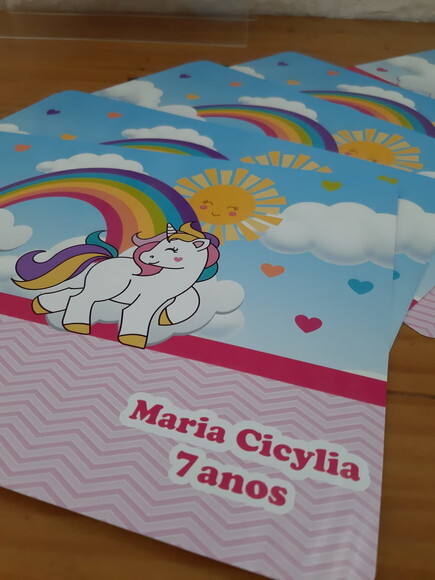 Jogo Americano Unicórnio Personalizado
