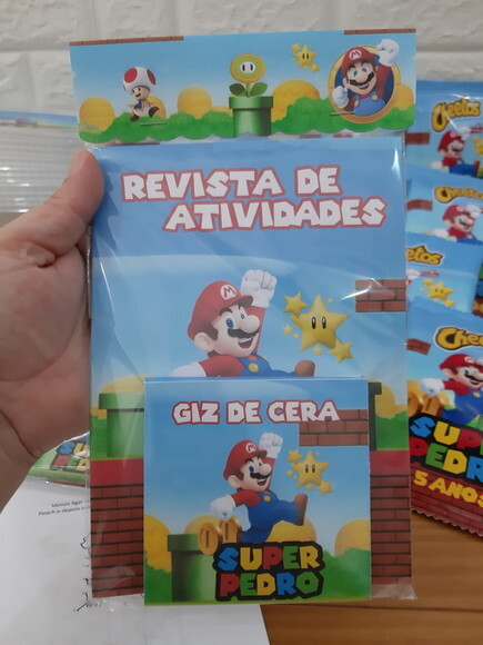 Kit Atividades Mario Bros