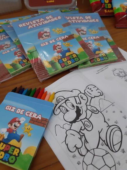 Kit Atividades Mario Bros