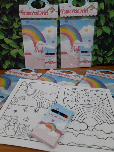 Kit Colorir Arco Iris
