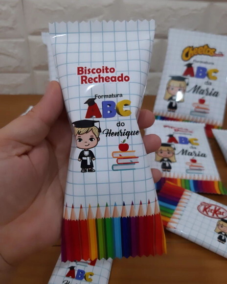 Kit Guloseimas Formatura Abc 15 Peças