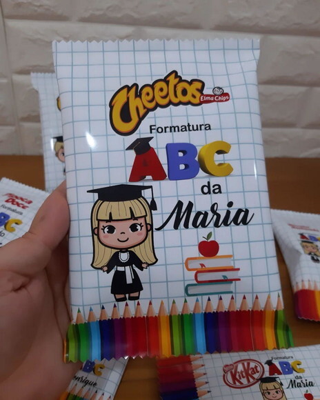 Kit Guloseimas Formatura Abc 25 Peças