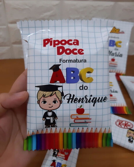 Kit Guloseimas Formatura Abc 20 Peças