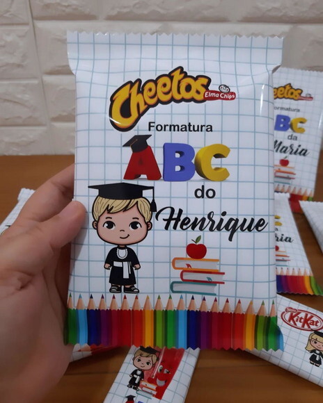 Kit Guloseimas Formatura Abc 50 Peças