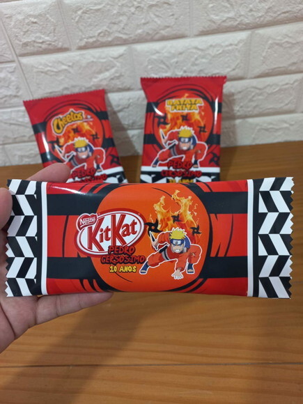 Kit Guloseimas Naruto - 50 Peças