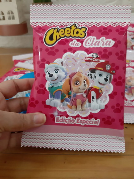 Kit Guloseimas Patrulha Canina Rosa 15 Peças