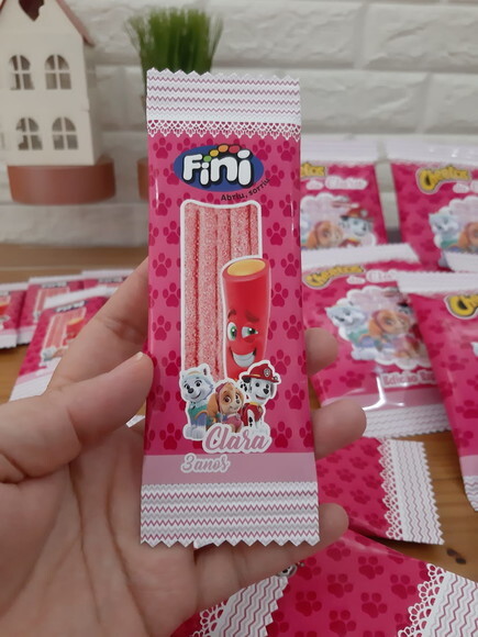 Kit Guloseimas Patrulha Canina Rosa 20 Peças