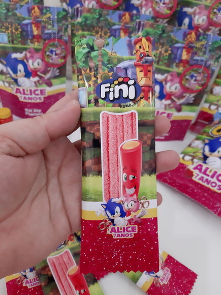 Kit Guloseimas Sonic e Amy 25 Peças
