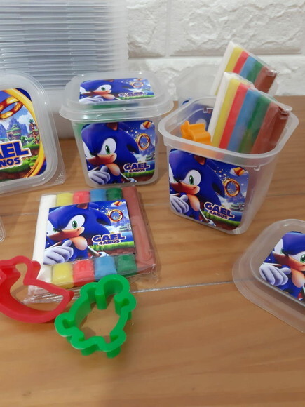 Kit Massinha no Potinho Sonic