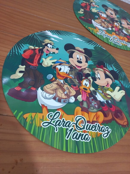 Kit Mesa Posta a Turma do Mickey