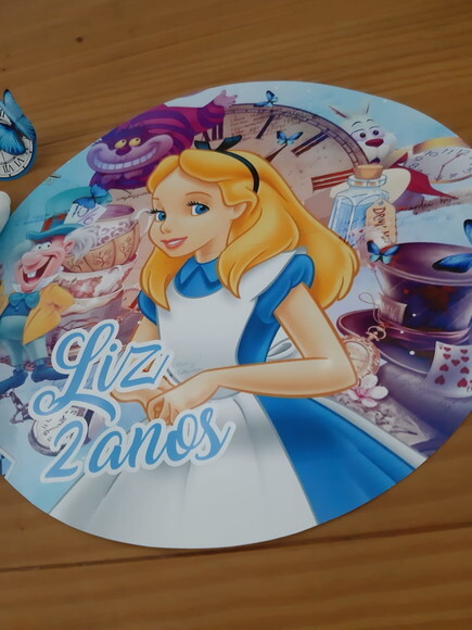 Kit Mesa Posta Alice no País das Maravilhas