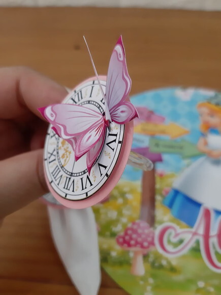Kit Mesa Posta Alice no País das Maravilhas Rosa