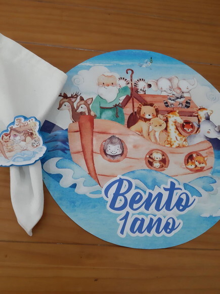 Kit Mesa Posta Arca de Noé 2