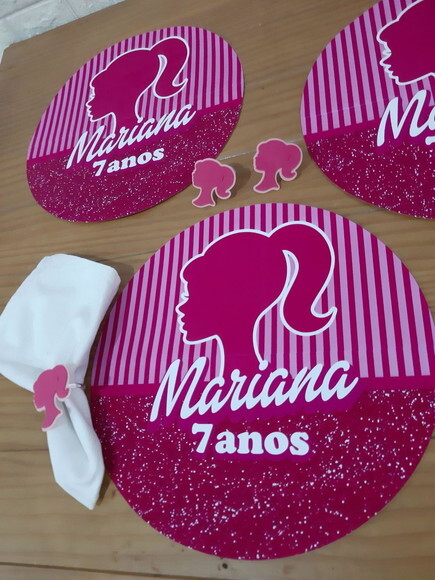 Kit Mesa Posta Barbie Silhueta