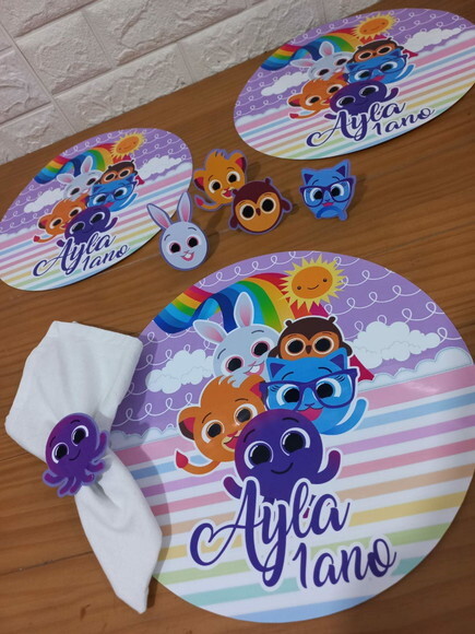 Kit Mesa Posta Bolofofo Menina