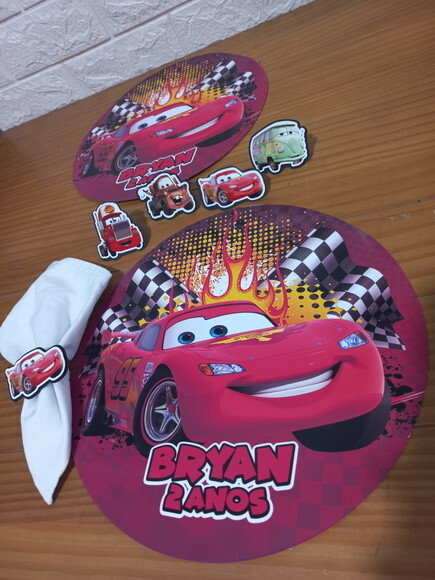 Kit Mesa Posta Carros 2