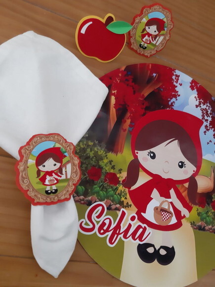 Kit Mesa Posta Chapeuzinho Vermelho