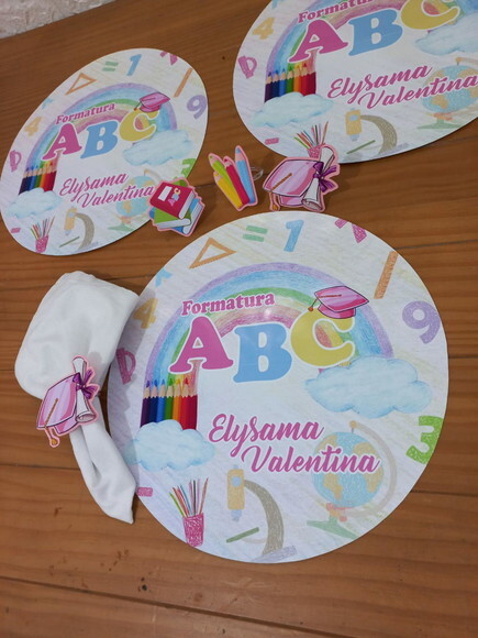 Kit Mesa Posta Formatura Abc