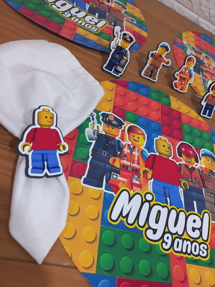 Kit Mesa Posta Legos