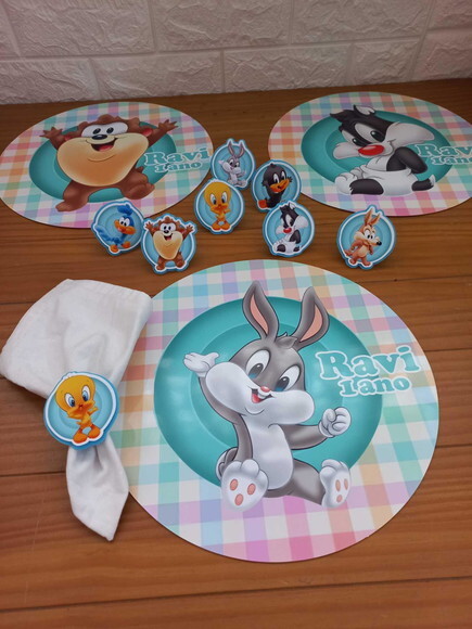 Kit Mesa Posta Looney Tunes Baby