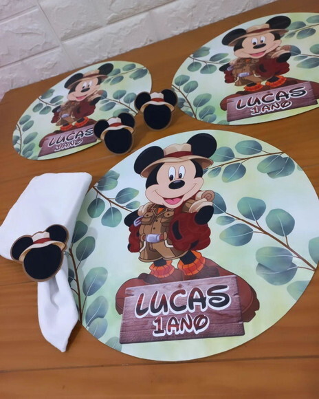 Kit Mesa Posta Mickey Safari 2