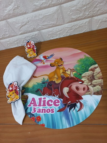 Kit Mesa Posta o Rei Leão 4