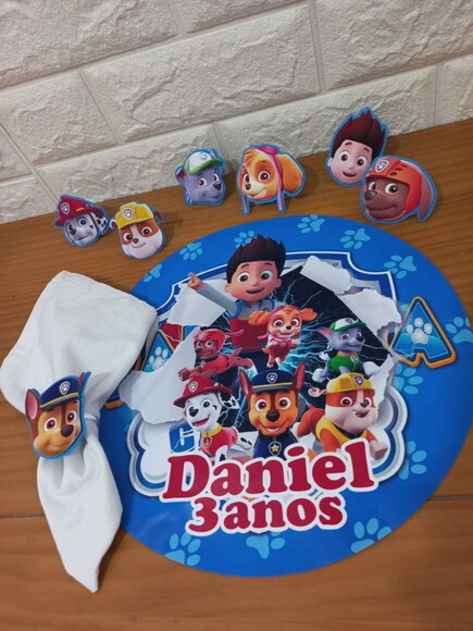 Kit Mesa Posta Patrulha Canina 3