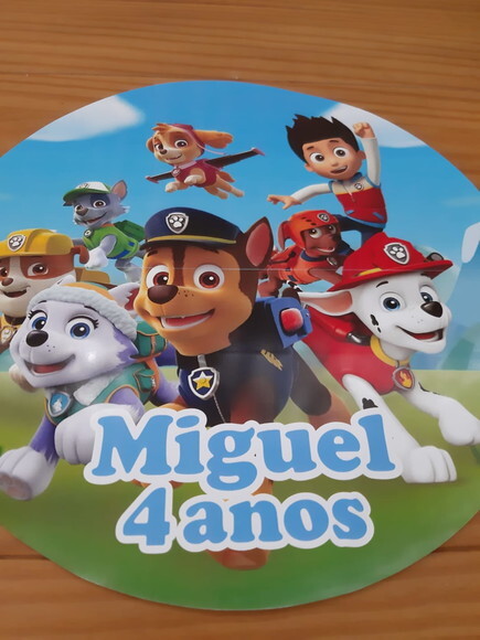 Kit Mesa Posta Patrulha Canina