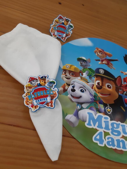 Kit Mesa Posta Patrulha Canina