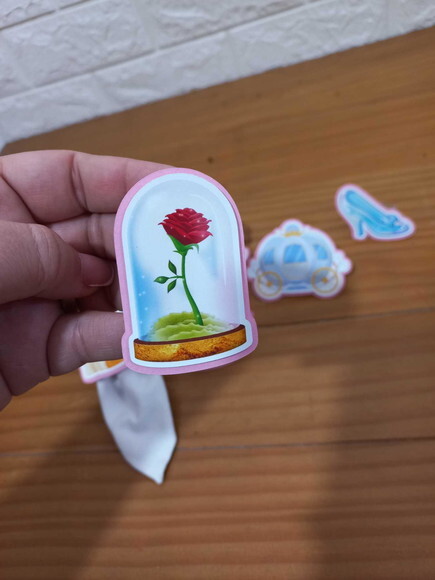 Kit Mesa Posta Princesa Aquarela