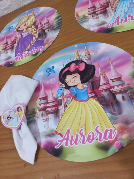 Kit Mesa Posta Princesa Cute 2