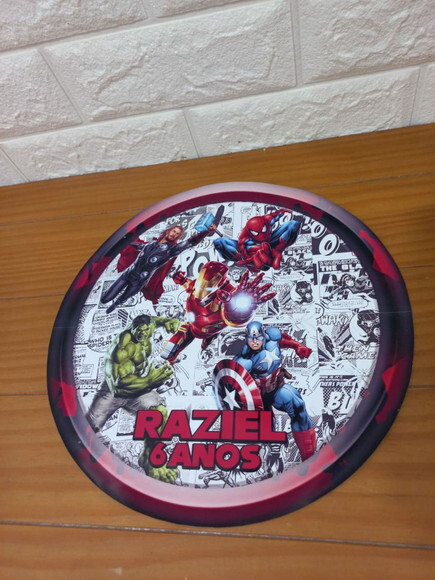 Kit Mesa Posta Super Heróis 3